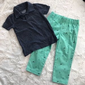 2pc Toddler Boy Spring Outfit | 2T | Easter